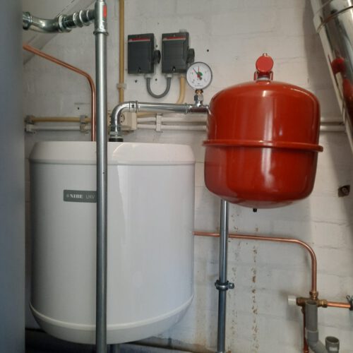 Installatie buffervat Installatie buffervat
